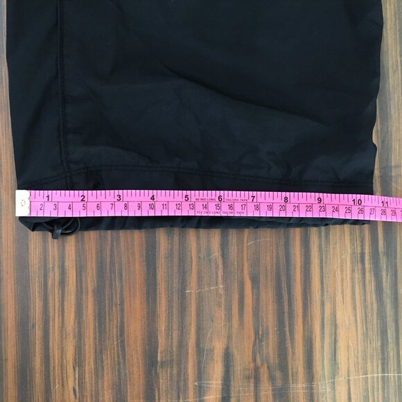 [Nike] Black Mesh Lined Wide Leg Capris | L | Good - Picture 6 of 13